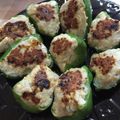 Rinonママ's cooksnap of when they made 簡単！冷凍豆腐のピーマンの肉詰め.