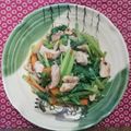 クックキノ's cooksnap of when they made あごだしつゆで、ちゃちゃっと小松菜炒め.