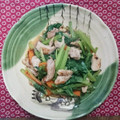 クックキノ's cooksnap of when they made あごだしつゆで、ちゃちゃっと小松菜炒め.