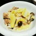 Haosio's cooksnap of when they made 鶏肉とじゃがいものクリーム煮.