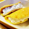 mimi☆ko's cooksnap of when they made オムレット風バナナパンケーキ.