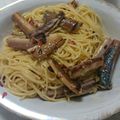 るんるんcmon's cooksnap of when they made ランチに♫秋刀魚の和風ペペロンパスタ.