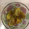 white_sage's cooksnap of when they made 硬い柿を1分で完熟に♡デザートにホット柿.
