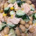 はるとゆうとの母's cooksnap of when they made お家にある物で☆ツナと豆のサラダ.