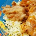 ミカ★ヅキ's cooksnap of when they made こく味。豚の唐揚げサラダ.