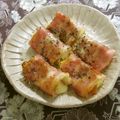 ☆Rokko☆'s cooksnap of when they made 柿とチーズのベーコン巻き.