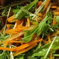 かめのたろう's cooksnap of when they made 水菜の簡単サラダ.