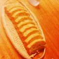 料理がんばるくん's cooksnap of when they made 【美味】キャラメルバナナのパウンドケーキ.