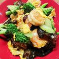 とれーん's cooksnap of when they made ブロッコリーとエビと卵のオイスター炒め.