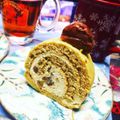 さきちゃねる's cooksnap of when they made 栗入り抹茶ロールケーキ.