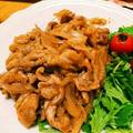 くまちーこ's cooksnap of when they made 豚こま肉のみそしょうが焼き.