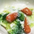 merry24's cooksnap of when they made シャウエッセンのブロッコリー淡雪あんかけ.