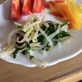 クック6X7EUN☆'s cooksnap of when they made 5分でできる☆もやしと春菊のサラダ♪.