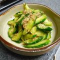 卯月のうさぎ２０１４'s cooksnap of when they made 我が家の定番★胡瓜の胡麻よごし.