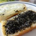 もへほっぺ's cooksnap of when they made 真っ黒黒すけ。こんがり☆胡麻トースト☆.