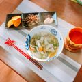 由起丸's cooksnap of when they made そば団子＆野菜で温まる♪けんちん汁.