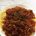 なかも♬'s cooksnap of when they made そぼろとなめ茸で簡単ミートソース　.