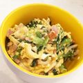 なみれみ's cooksnap of when they made 小松菜とベーコンのふわふわ♡卵炒め.