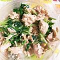 ひこにゃん＊'s cooksnap of when they made ぱぱっと！水菜とツナのサラダ.