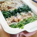 かっと's cooksnap of when they made BRUNOでアツアツ鍋焼きうどん.