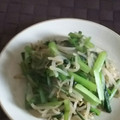 みがつくひと's cooksnap of when they made ５分で完成☆小松菜ともやしの炒め物 節約.