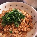 ぴぃー子's cooksnap of when they made 納豆好きの納得チャーハン.