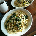 KAERU娘's cooksnap of when they made ツナとほうれん草の和風パスタ.