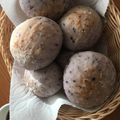 feleza's cooksnap of when they made ブルーベリーづくしのパン☆チーズイン☆.