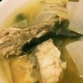 ニャンちゅう23's cooksnap of when they made ぶり（いなだ）のあら味噌汁.