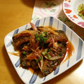 komutatata's cooksnap of when they made アジとみょうがの香り炒め.