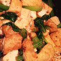 まおふぃー's cooksnap of when they made なつかしの味♡小松菜と油あげの豆腐煮.