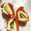 幸せ♡33's cooksnap of when they made スモークサーモンロール.