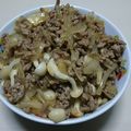 ☆kinoko☆'s cooksnap of when they made きのことミンチのどんぶり.