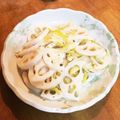 ぷるめりあぷるめりあ's cooksnap of when they made レンコンと長ネギのマリネ.