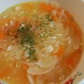 クックQNOM99☆'s cooksnap of when they made にんじんと玉ねぎの千切り野菜スープ.