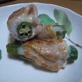さやかはん's cooksnap of when they made オクラと長芋の豚肉巻き♡.