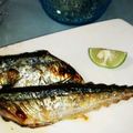 *neige*'s cooksnap of when they made 農園レシピ♪焼き魚にすだち.