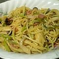 青木みさ's cooksnap of when they made 長ネギとベーコン・キノコの和風パスタ♪.