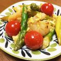 YUKIKI☆'s cooksnap of when they made 海老とアスパラの簡単ガーリック炒め♡.