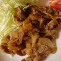 万華月's cooksnap of when they made 冷凍して美味しい☆豚のしょうが焼き♪.