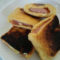 かなくんマミー's cooksnap of when they made ジューシーなクロックムッシュ風スパム.