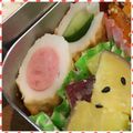 nakamucchi's cooksnap of when they made お弁当に！ウインナーちくわ&のり卵焼き.