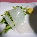 ＴＯＭＯＷＡＴ's cooksnap of when they made ✿いかのお刺身の食べ方✿.