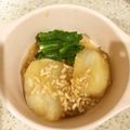 magnolily's cooksnap of when they made ☆寒い夜には あったかカブと鶏挽肉の煮物.