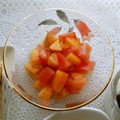 puniＫ's cooksnap of when they made ☆トマトと柿のイタリアンサラダ☆.