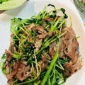 ルミちょ's cooksnap of when they made ラムとパクチーのエスニック炒め.