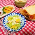 にゃにゃ☆☆☆'s cooksnap of when they made りんごとパイナップル入りサラダ☆.