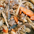 ベリー131012's cooksnap of when they made ごぼうとこんにゃくのそぼろ煮.