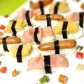 ♡うーき's cooksnap of when they made ✿✿にぎり寿司風✿おにぎり✿✿.