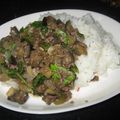 rose33's cooksnap of when they made バジル炒めご飯☆ガパオ風.